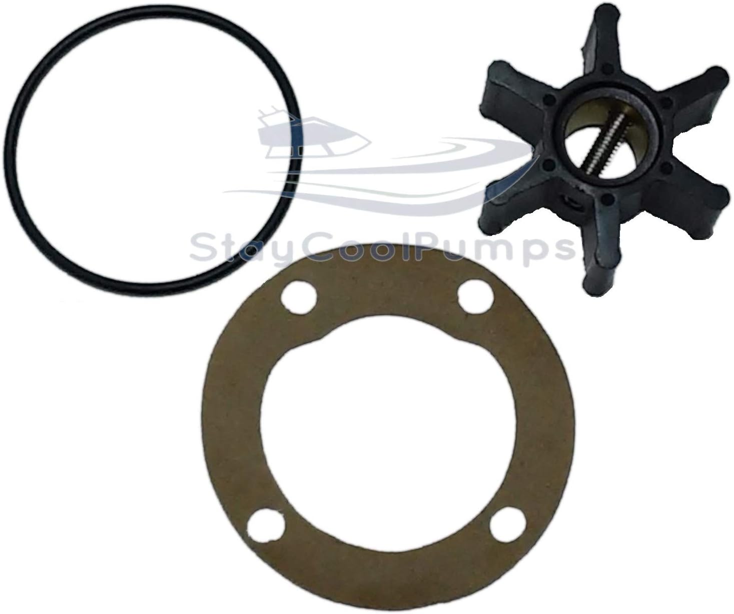 SCP-09808B Impeller Kit Replaces Johnson 09-808B-1 Jabsco 22405-0001-P