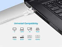Monoprice SlimRun Cat6 UTP Ethernet Patch Cable 28AWG 550MHz Snagless