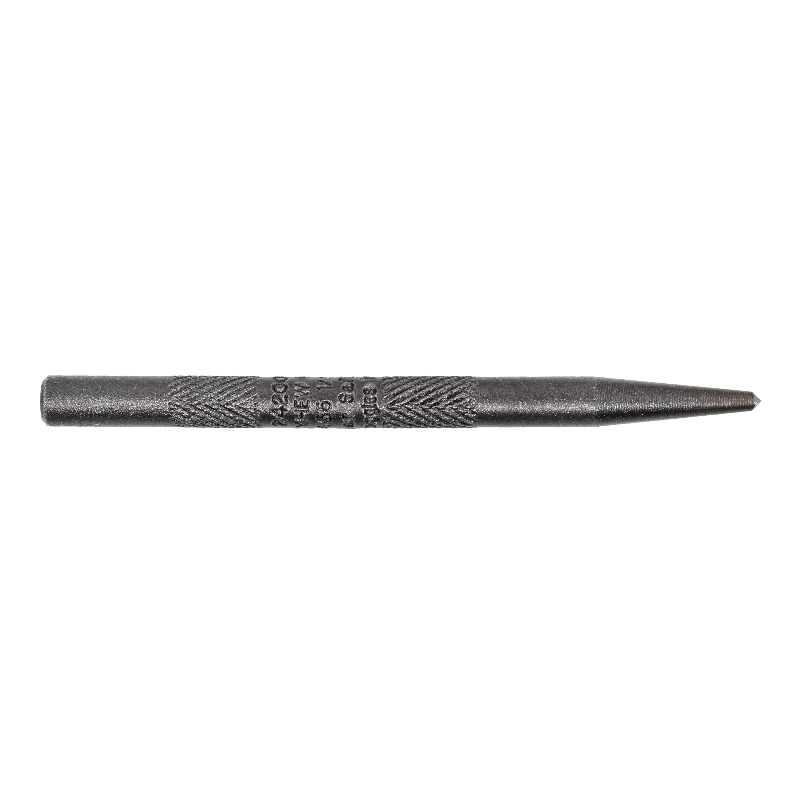 Mayhew Tools Knurled Center Punch, Black Oxide Finish