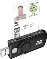 SCR-200 Smart Card CAC Reader for ID, Credit Card, SD, Micro SD, SIM, and M2 Smartfold Smart Card Reader