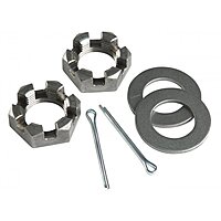 C.E. Smith Spindle Nut Kit - 6 Pieces, Hex, Metal, 1" Thread, Commercial Grade