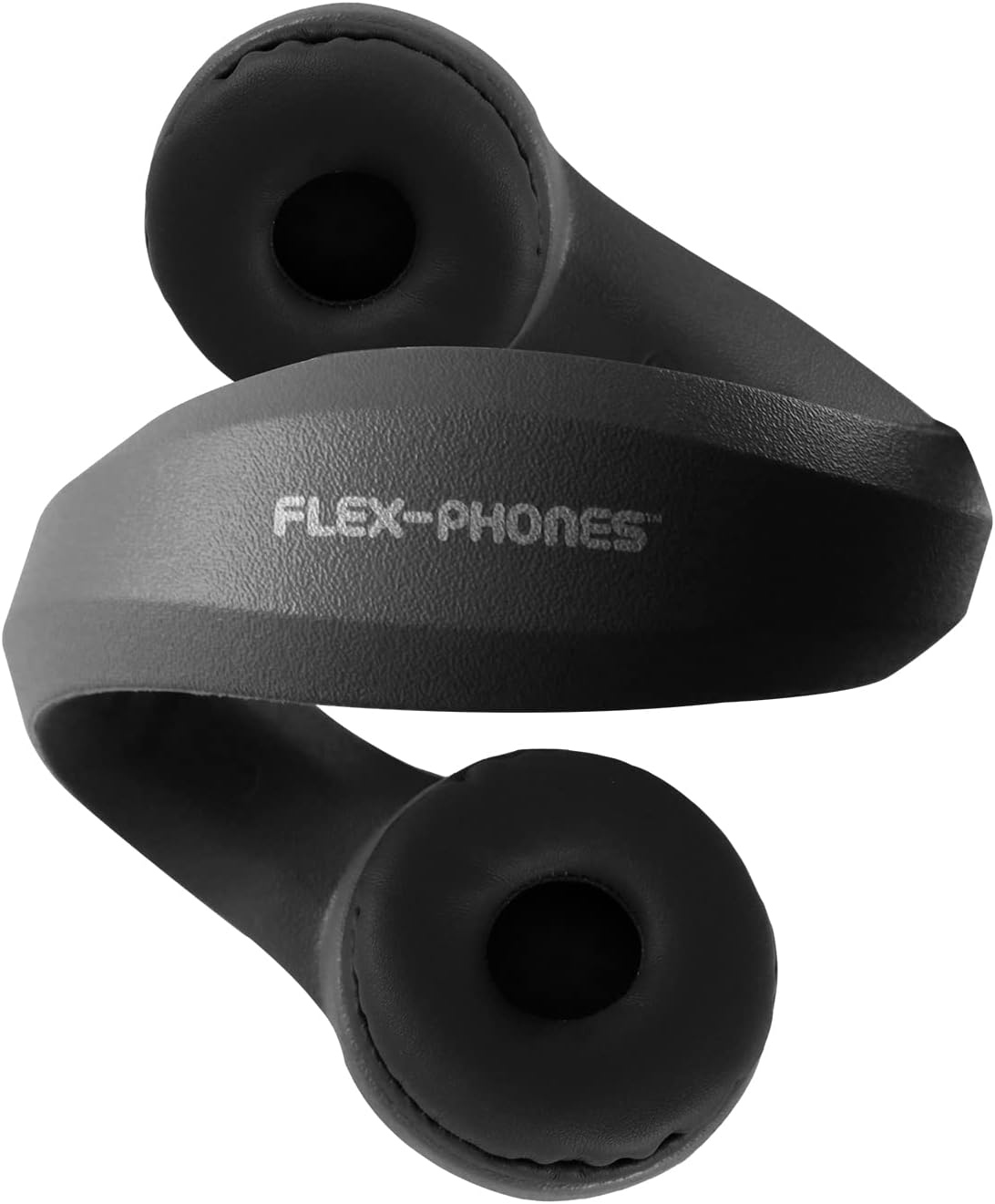 HamiltonBuhl Kid's Flex-Phones TRRS Headset with Gooseneck Microphone, Black
