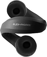 HamiltonBuhl Kid's Flex-Phones TRRS Headset with Gooseneck Microphone, Black