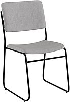 Flash Furniture HERCULES Series 500 lb Capacity High Density Stacking Chair with Sled Base