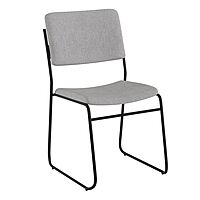 Flash Furniture HERCULES Series 500 lb Capacity High Density Stacking Chair with Sled Base