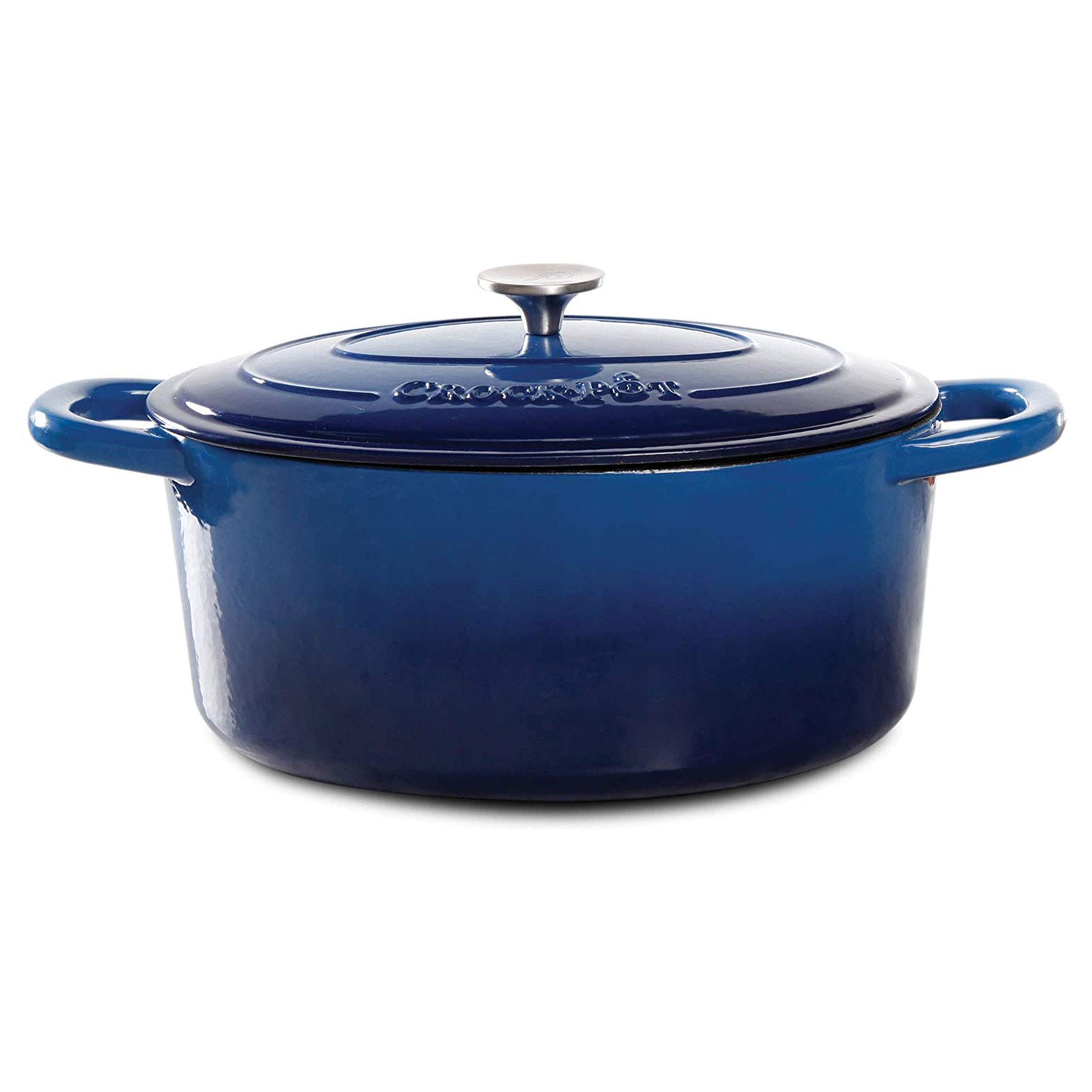 Crock-Pot Artisan 7-Quart Oval Enameled Cast Iron Dutch Oven