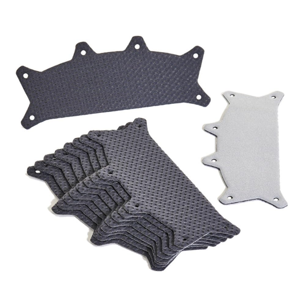 MSA 10153518 Moisture Wicking Pad - Polyester Sweatband for Use with Fas-Trac III Hard Hat Suspensions, Blue/Gray Color