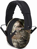 WALKER'S Children's Folding Earmuffs — Youth Low-Profile Padded Headband Hearing Protection