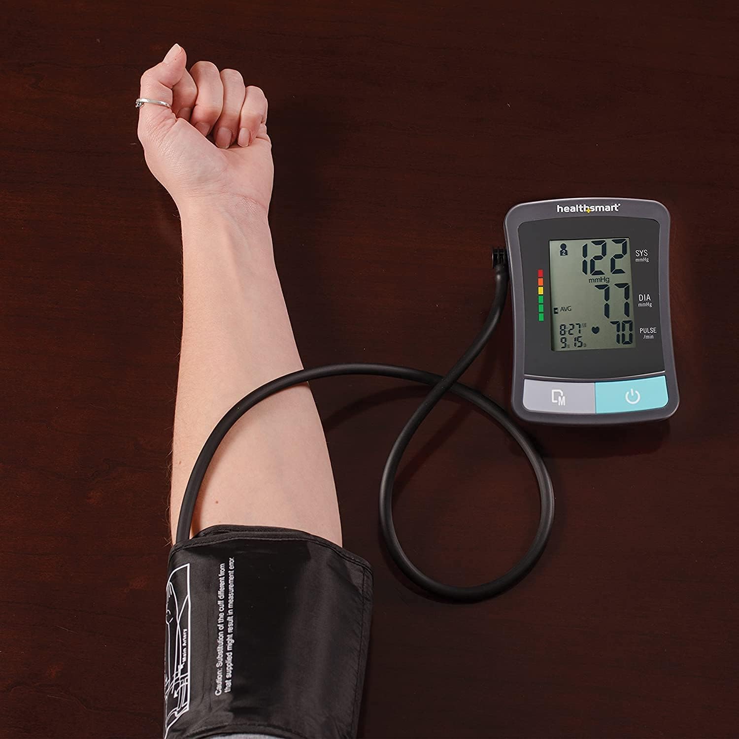 HealthSmart Digital Blood Pressure Monitor (Upper Arm & Wrist)