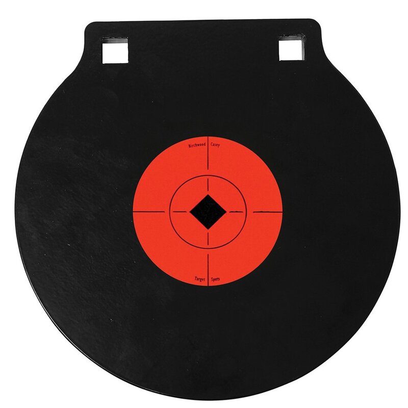 Birchwood Casey World of Targets AR500 Steel Double Hole Gong Target 3/8 inch
