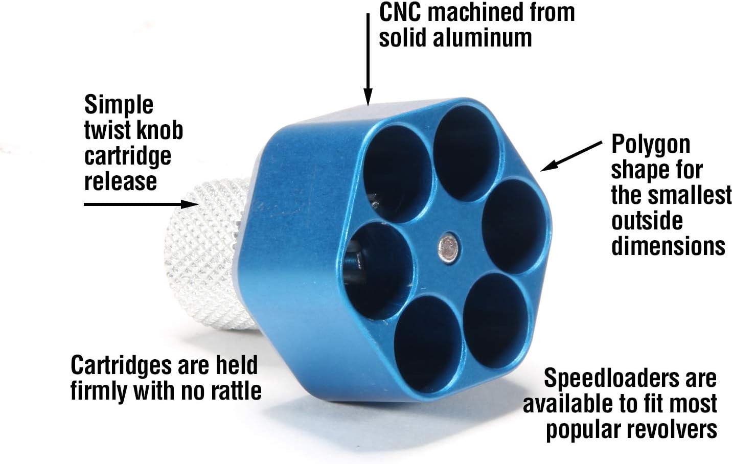 Pachmayr CNC Machined Aluminum Revolver Speedloader
