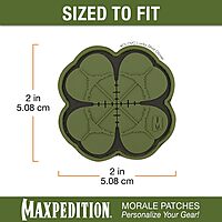 MAXPEDITION Lucky Shot Clover PVC Morale Patch
