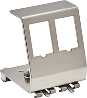 Tripp Lite 2-Port Metal DIN-Rail Mounting Module for Snap-in Keystone Jacks