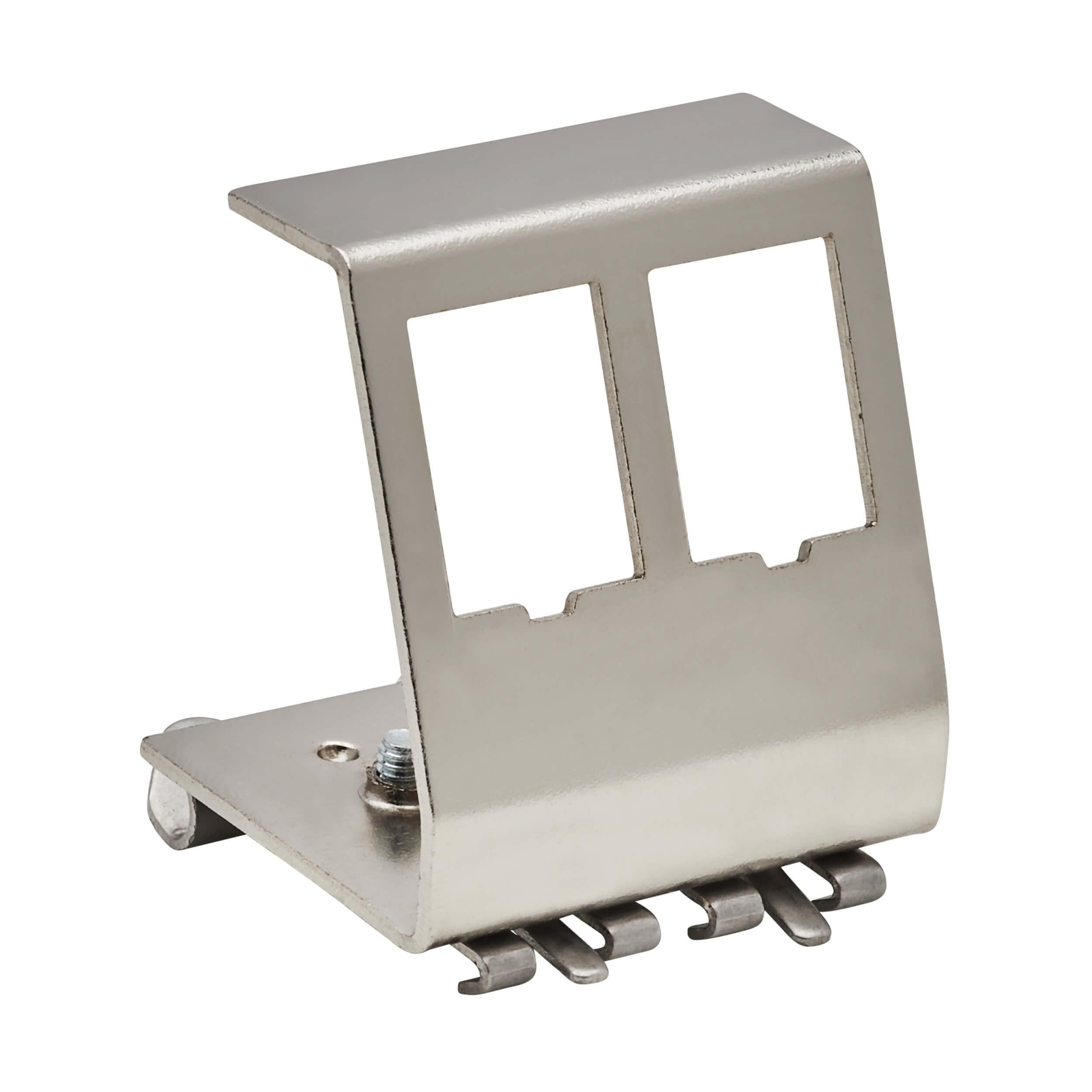 Tripp Lite 2-Port Metal DIN-Rail Mounting Module for Snap-in Keystone Jacks