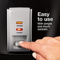 Proctor Silex Arrocera y vaporizador de alimentos, 30 tazas cocidas (15 tazas sin cocinar), incluye cesta de vapor y enjuague, negro (37555) Proctor Silex Arrocera y vaporizador de alimentos, 30 tazas cocidas (15 tazas sin cocinar), incluye cesta de vapor y enjuague, negro (37555)