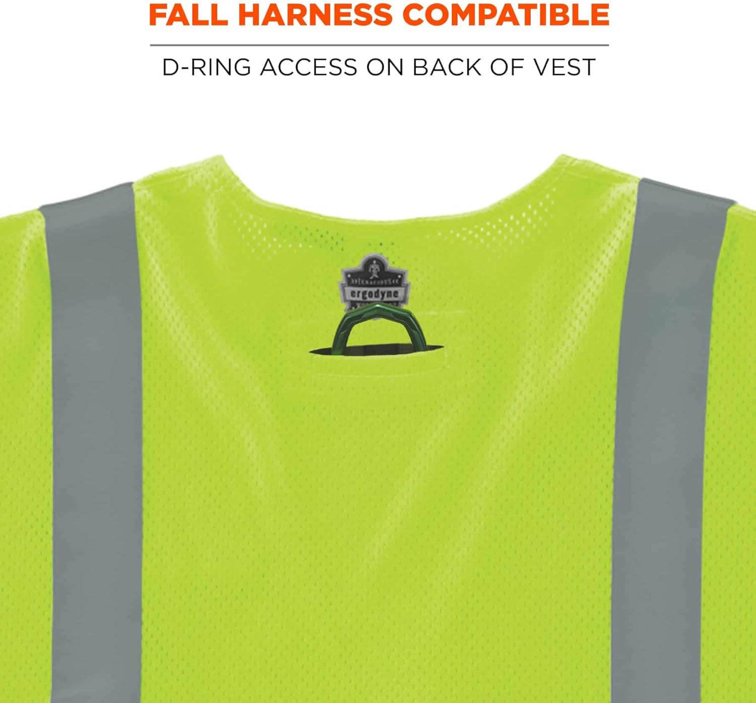 ERGODYNE GloWear 8356FRHL Class 3 Flame-Resistant High-Visibility Safety Vest