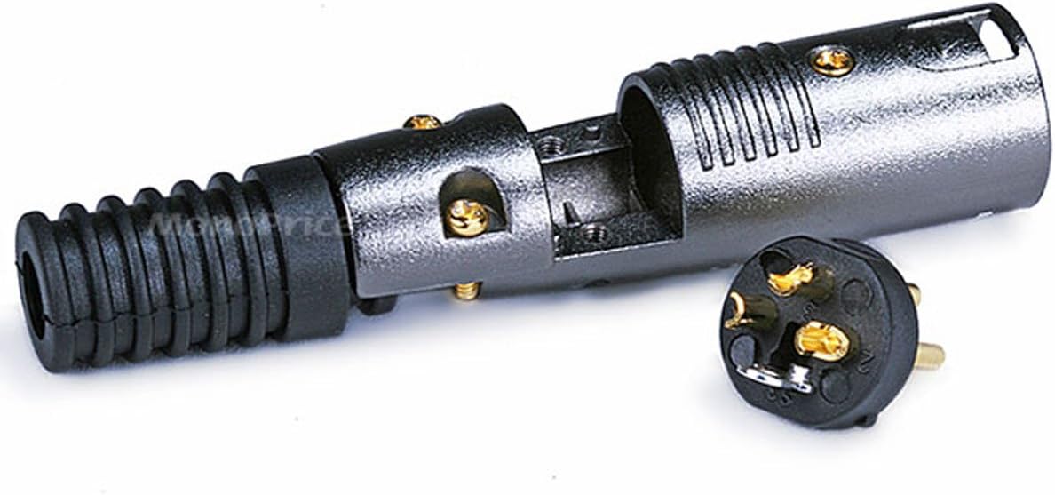 Monoprice 106210 Gold Plated 3-Pin XLR Male Mic Connector (2 Pack)2