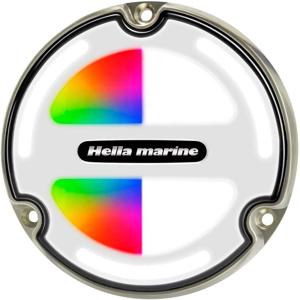 Hella Marine Apelo A3 RGBW Underwater Light - Bronze - White Lens