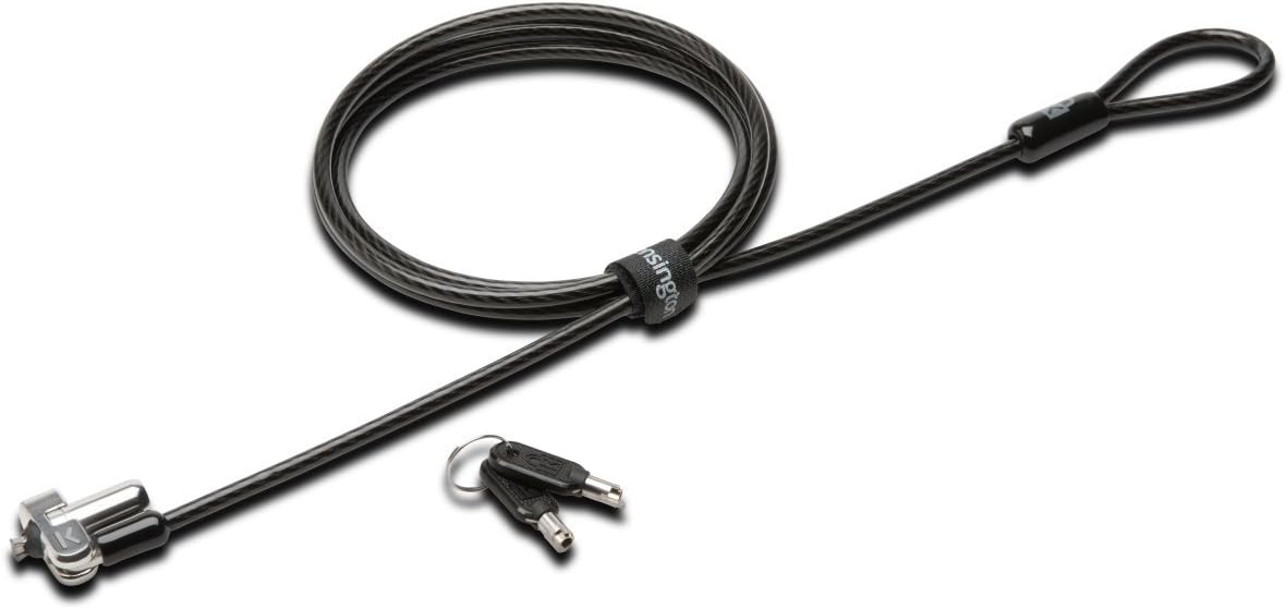 Kensington N17 Keyed Laptop Lock for Dell Laptops On Demand - Master - Master Keyed Lock - Carbon Steel - 6 ft