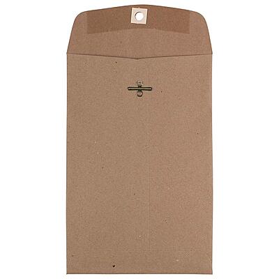 JAM PAPER 6 x 9 Open-End Catalog Envelopes with Clasp Closure