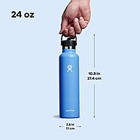HYDRO FLASK Insulated Stainless Steel Water Bottle with Flex Straw Cap