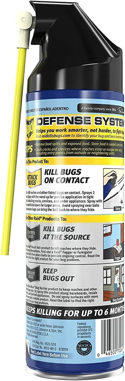 Raid Max Ant & Roach Aerosol Spray 14.50 oz (Pack of 3)