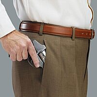 GALCO Pocket Protector Center Cut Steerhide Pocket Holster