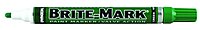BRITE-MARK Medium Tip Paint Marker, Green