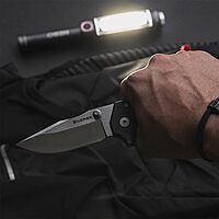 Cold Steel Engage 3.5" S35VN Steel Razor-Sharp Blade 4.7" G-10 Handle Everyday Carry Tactical Pocket Folding Knife w/Atlas Lock Mechanism Clip Point
