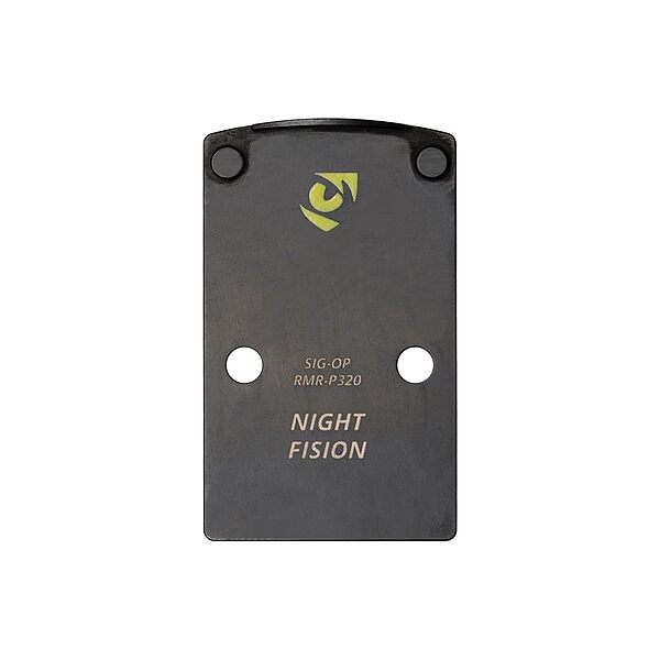 Night Fision Optic 17-4 Stainless Steel Handgun Mounting Plates for Red Dot Sights | Extra Screws and Installation Tool for Easy Setup | Compatible with 507c/RMR to Sig P320