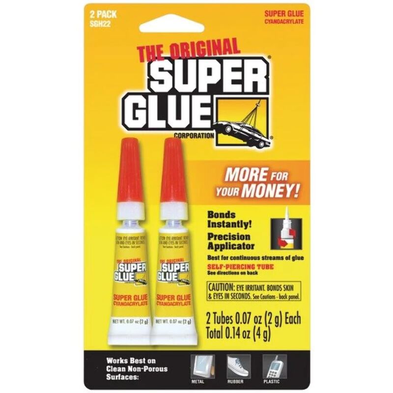 The Original Super Glue Gel Double Pack 2 / Pack Clear