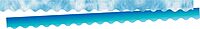 BARKER CREEK Double-Sided Scalloped Border, Blue Tie-Dye and Ombré, for Bulletin Boards, Reception Areas, Halls, Break Rooms, Office, School, Home Learning Decor, 2.25” x 39’ (938)