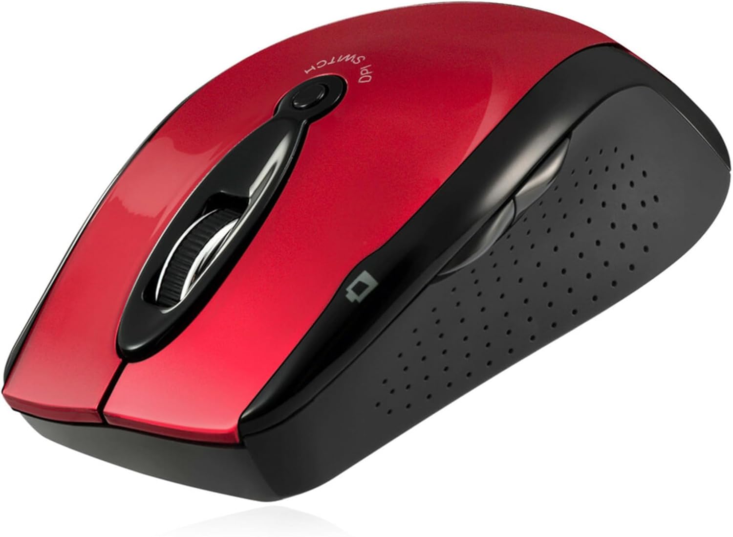 iMouse M20R – Wireless Ergonomic Optical Mouse, Red