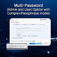 Kingston IronKey Locker+ 50 32GB Encrypted USB Flash Drive | USB 3.2 Gen 1 | XTS-AES Protection | Multi-Password Security