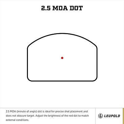 Leupold DeltaPoint Pro Reflex Sight 2.5 MOA Dot