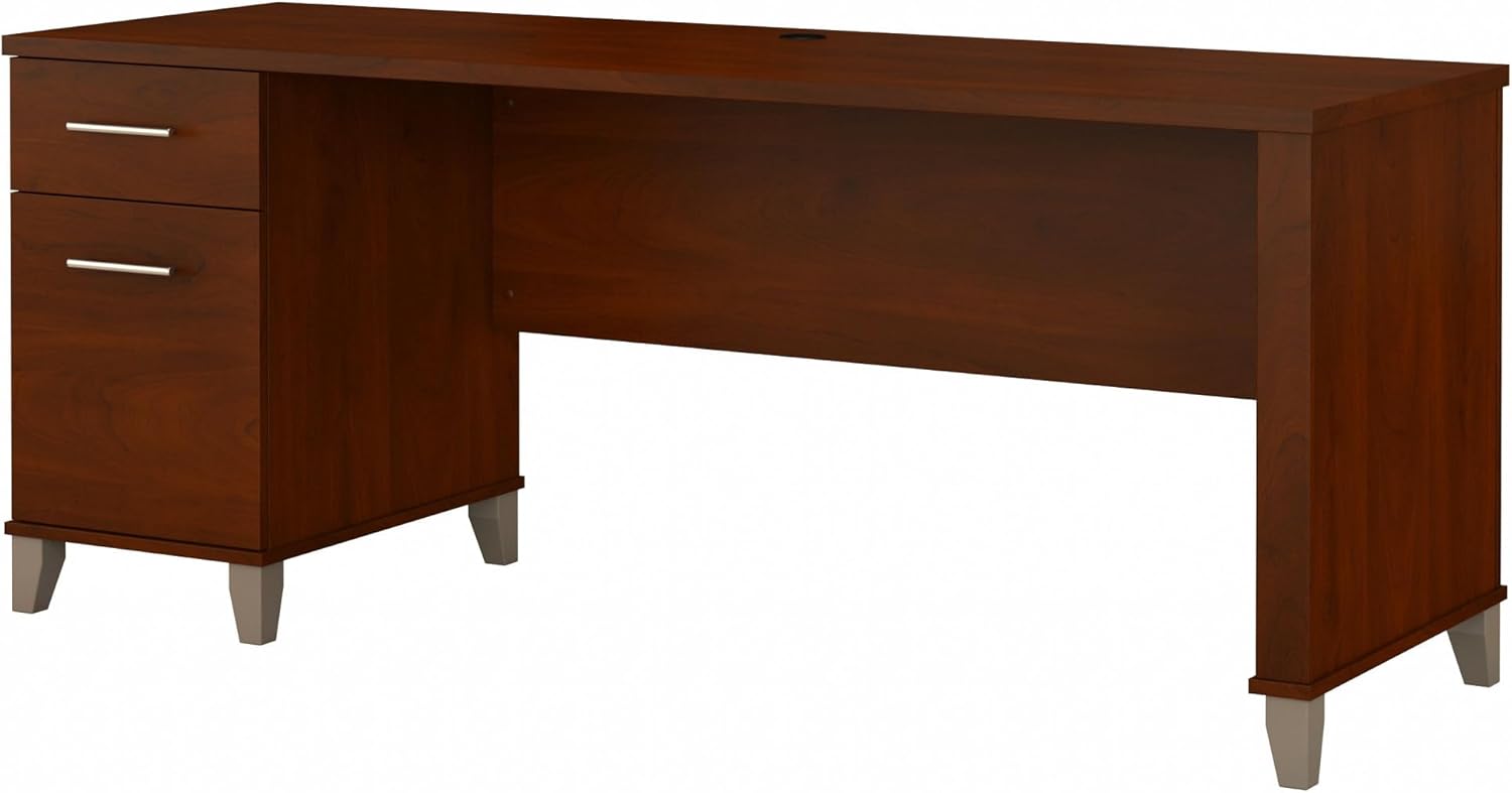 Bush Furniture Somerset 72W Office Desk with Drawers