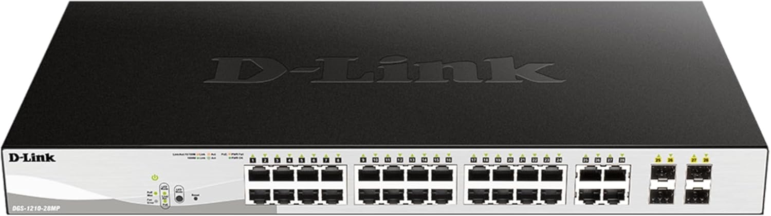 D-Link DGS-1210 Series Gigabit Smart Managed PoE+ Switches
