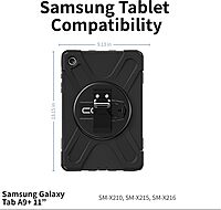CODi Rugged Case for Samsung Galaxy Tab A9+ | 360° Protection, Drop-Test Certified, Kickstand