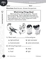 180 Days™: Science, Earth and Space Science for 1st Grade Practice Workbook for Classroom and Home, Cool and Fun Practice Created by Teachers (180 Days of Practice)