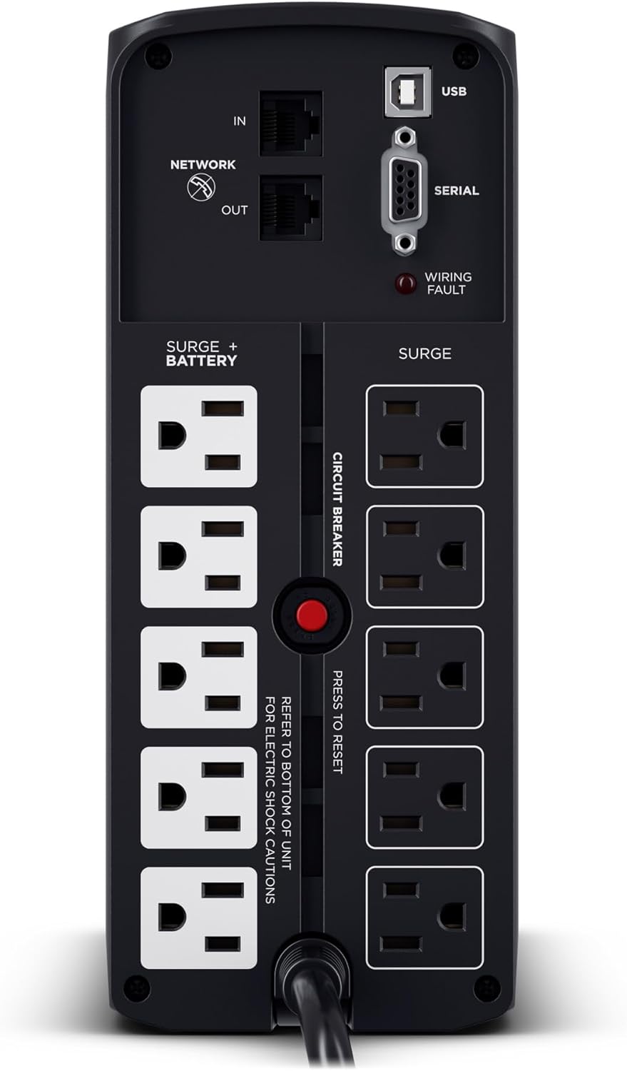 CyberPower PFC Sinewave UPS Battery Backup and Surge Protector, Mini-Tower