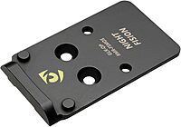 Night Fision Optic 17-4 Stainless Steel Handgun Mounting Plates for Red Dot Sights | Extra Screws and Installation Tool for Easy Setup | Compatible with 507C/RMR to Glock Full Size MOS