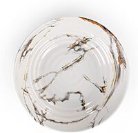 Elama 12-Piece Lightweight Melamine Dinnerware Set