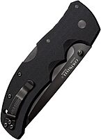 Cold Steel Recon 1 4" S35VN Razor-Sharp Blade 5.375" G-10 Handle Tactical Folding Knife w/Tri-Ad Lock, Ambidextrous Pocket/Belt Clip Tanto Point; 50/50 Plain Serrated Edge