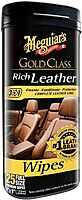 Meguiar's Gold Class Rich Leather Cleaner & Conditioner Wipes