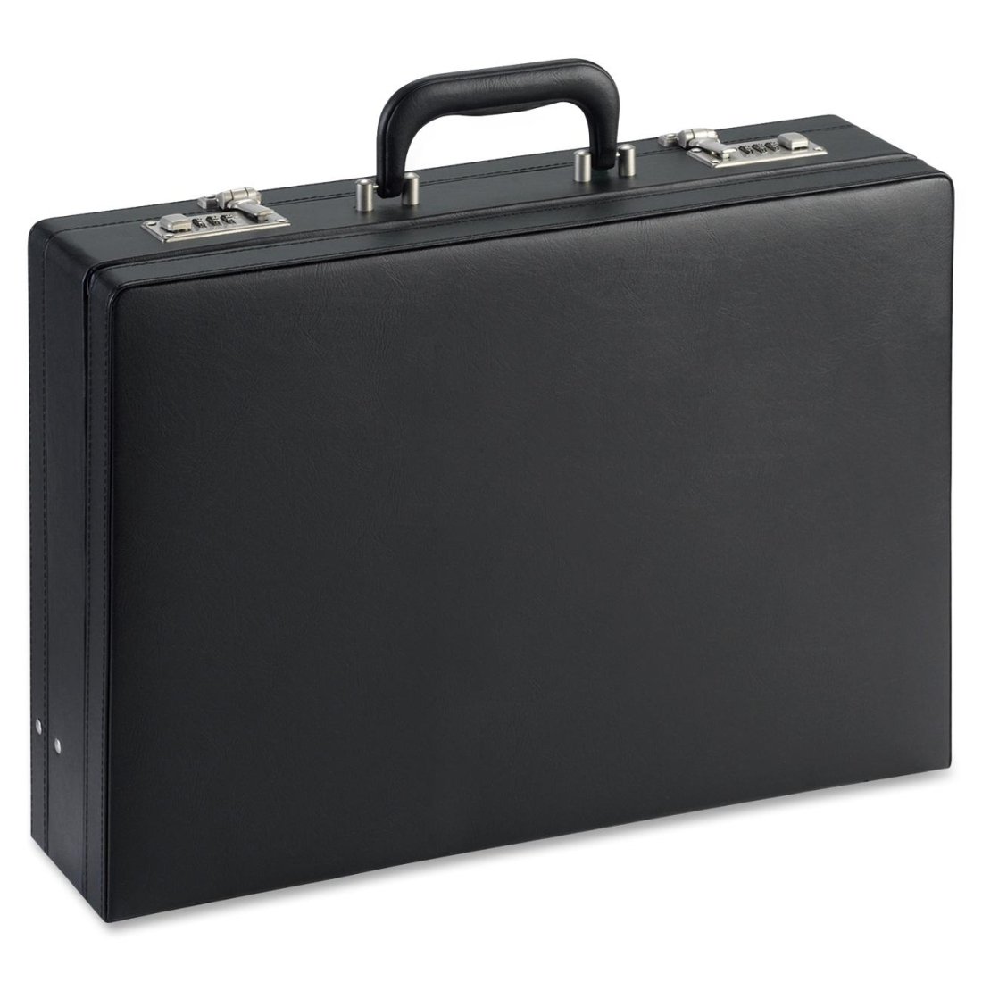 LYS NuSparc Expandable Attache Case, 12 1/2inH x 17 1/2inW x 4inD, Black
