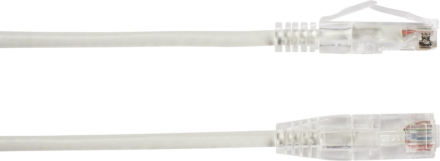 Black Box Network Services - Slim-NET CAT6 Patch Cable White 7FT