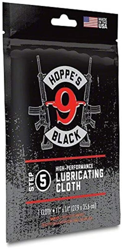 Hoppes HGLC Black Lubricated Cloth 14.00" x 11.00"