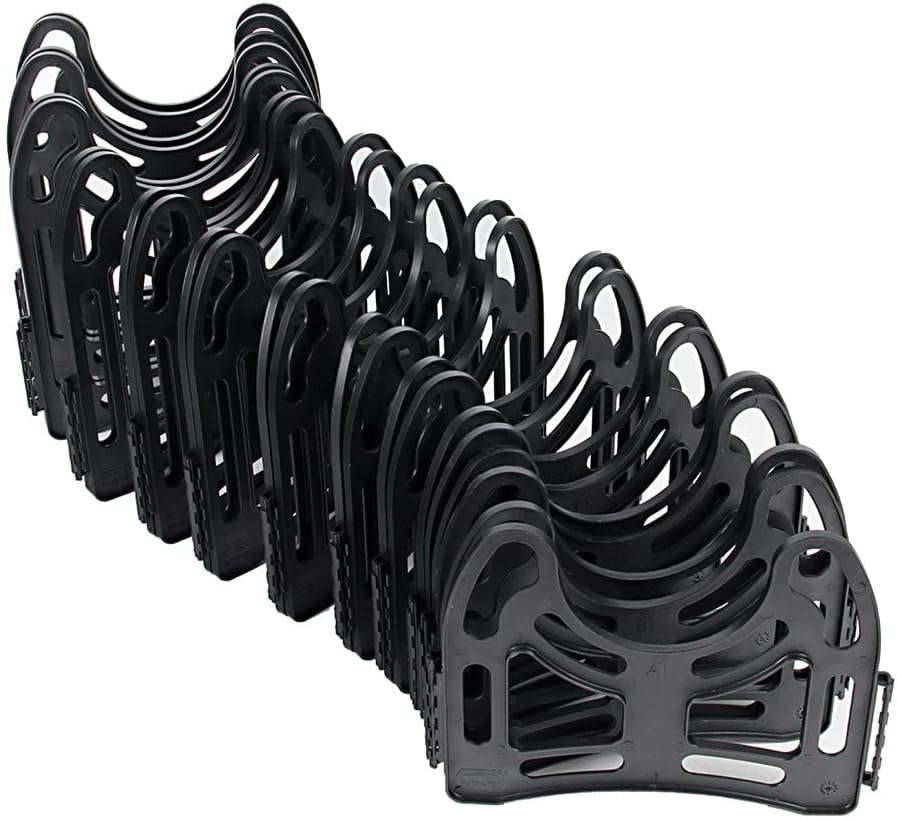 Camco Sidewinder 20-Ft Camper / RV Sewer Hose Support | Telescoping Design Flexes Around Obstacles & Deep Cradles Hold Sewer