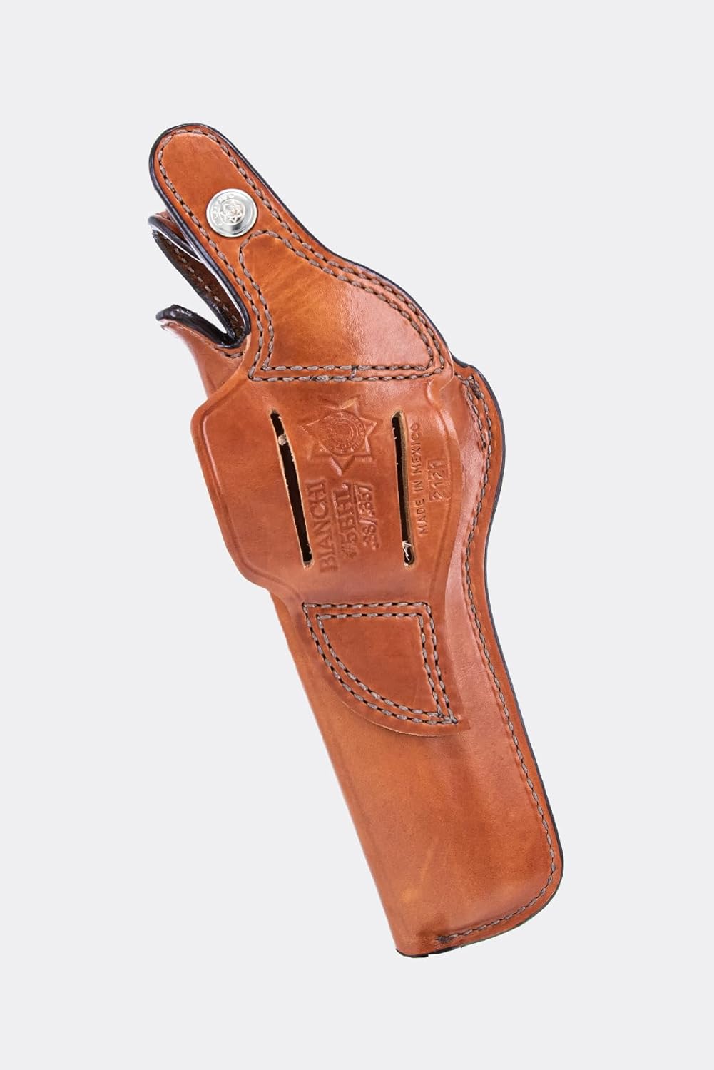 BIANCHI 5BHL Thumbsnap Suede-Lined Leather Belt Holster