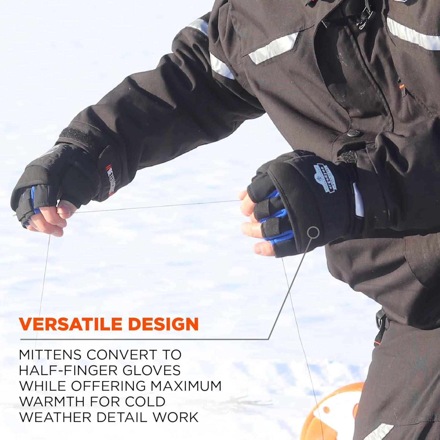 ERGODYNE ProFlex 816 Thermal Flip-Top Gloves